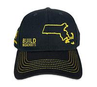 John Deere Build State Pride Full Twill Hat-Black and Grey