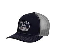 John Deere - Cappello con retro in rete, con logo agricolo, colore: blu navy/argento, taglia unica