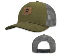 John Deere Cappello da Baseball Trucker Cappello Trapuntato Trucker Hat Olive, Oliva, Taglia Unica