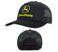 John Deere Cappello da Baseball Trucker Hat 13083344Bk Berretto da Baseball Attuale Cappello da Camionista Cappello da Camionista Ricamo Bkyw Nero, Nero, Taglia Unica