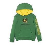 John Deere Felpa con cappuccio in pile con logo verde per ragazzi 14-16