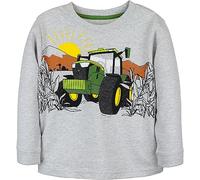JOHN DEERE Felpa per bambini Rugged Tractor - Grigio, stampa trattore 2-4 anni, grigio., 3 Anni