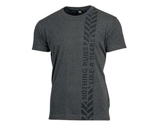 JOHN DEERE Maglietta grigia Nothing Runs Like a Deere - Taglia S-XXL, grigio., L