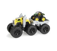 John Deere Monster Treads Rev and Roar Semi Playset - Giocattolo Monster Truck c
