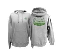 John Deere OX Vintage Sign Pull Over Hoodie, Oxford Grey, grigio., XL