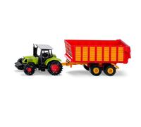 John Deere with Silage Trailer Tractor with silage trailer Single