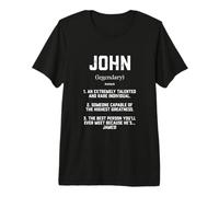 John Definition Funny Talented Great Cosplay for Johnny Maglietta Premium