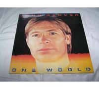 JOHN DENVER - ONE WORLD VINYL LP[PL85811] 1986 JOHN DENVER