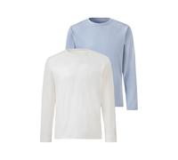 JOHN DEVIN Maglietta blu cielo / bianco Uomo JOHN DEVIN XL blu cielo / bianco