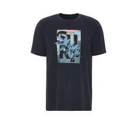 JOHN DEVIN Maglietta navy / blu chiaro / arancione Uomo JOHN DEVIN XL