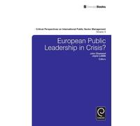John Diamond European Public Leadership in Crisis? (Copertina rigida)