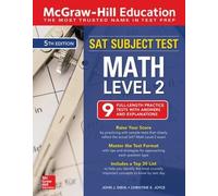 John Diehl McGraw-Hill Education SAT Subject Test Math Level 2, Fift (Tascabile)