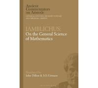 John Dillon Iamblichus: On the General Science of Mathematics (Tascabile)