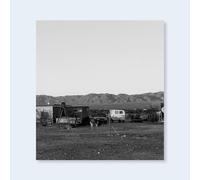 John Divola Dogs Chasing My Car in the Desert