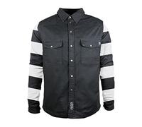 John Doe Prison Camicia Moto, nero-bianco, taglia 3XL per maschi