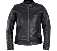 John Doe Adina Giacca in pelle da moto da donna, nero, taglia L per donne