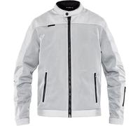 John Doe Aero Mesh Giacca tessile da motocicletta perforata, bianco, taglia 5XL per maschi