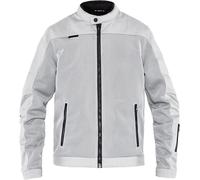 John Doe Aero Mesh Giacca tessile da motocicletta perforata, Bianco, Taglia 2XL