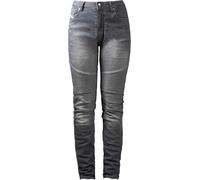 John Doe Betty Biker XTM Jeans moto donna, grigio, Taglia 26