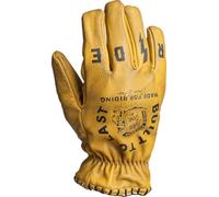 John Doe Guanti da moto Coyote Nero-Giallo Taglia S Uomo