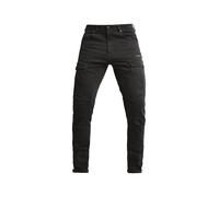John Doe Defender Mono Pantaloni tessili da moto, nero, taglia 32