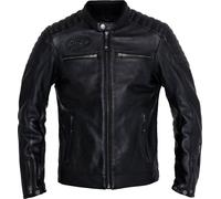 John Doe Dexter Giacca in pelle moto, nero, taglia M