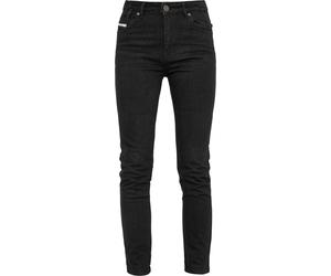 John Doe Jane High Mono XTM Jeans moto donna, nero, Taglia 25/32