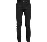 John Doe Jane High Mono XTM Jeans moto donna, nero, Taglia 26/34
