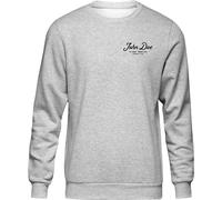 John Doe JD Lettering, felpa L male Grigio/Nero