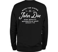 John Doe JD Lettering, felpa S male Nero/Bianco