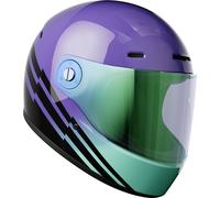 John Doe JD/One Spectral Casco, nero-turchese-porpora, taglia S per maschi