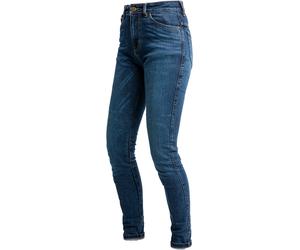 John Doe Luna High Mono Jeans moto da donna, Blue Stone Wash, Taglia 27
