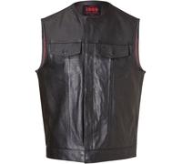 John Doe MC Outlaw, gilet S male Nero