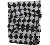 John Doe Modern Race Flag Copricapo multifunzionale, Bianco/nero