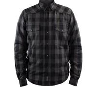 John Doe Motoshirt Camicia, nero-grigio, taglia 3XL per maschi