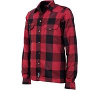 John Doe Motoshirt, camicia/giacca in tessuto 5XL male Rosso