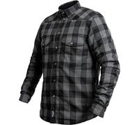 John Doe Motoshirt Camicia, nero-grigio, taglia 3XL per maschi