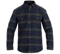 John Doe Motoshirt Vintage Camicia da moto, blu/verde, Taglia 3XL
