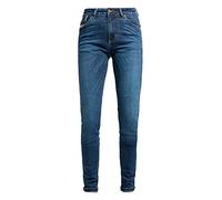 John Doe Pantaloni da moto Luna High Mono,Donna,32/34,Indigo