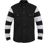 John Doe Prison Camicia Moto, Bianco/nero, Taglia 5XL