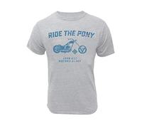 John Doe Ride The Pony Grey T-Shirt Ride The Pony Grey Uomo