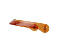 John Doe Set Casco John Doe JD/ONE con visiera corta arancione trasparente