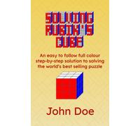 John Doe Solving Rubik's Cube (Tascabile)
