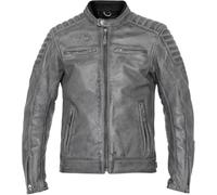 John Doe Storm, giacca in pelle traforata 3XL male Grigio Scuro