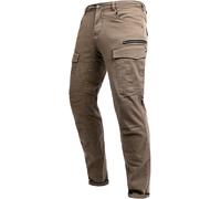 John Doe Stroker Cargo XTM Pantaloni tessili moto, beige, taglia 26