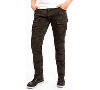 John Doe Stroker XTM, pantaloni cargo 31/32 male Nero/Verde Scuro (Mimetico)