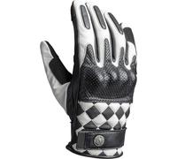 John Doe Tracker Race Guanti da moto perforati, nero-bianco, taglia 2XL per maschi