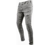 John Doe Trophy Pantaloni jeans moto, grigio, taglia 28 per maschi