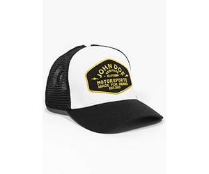 John Doe Trucker cap - Berretto da Baseball con Cotone - Berretto da Baseball con Ricamo del Marchio - Berretto a Scatto con Inserto in Rete