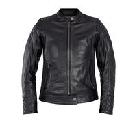 John Doe Adina Giacca in pelle da moto da donna, nero, taglia L per donne